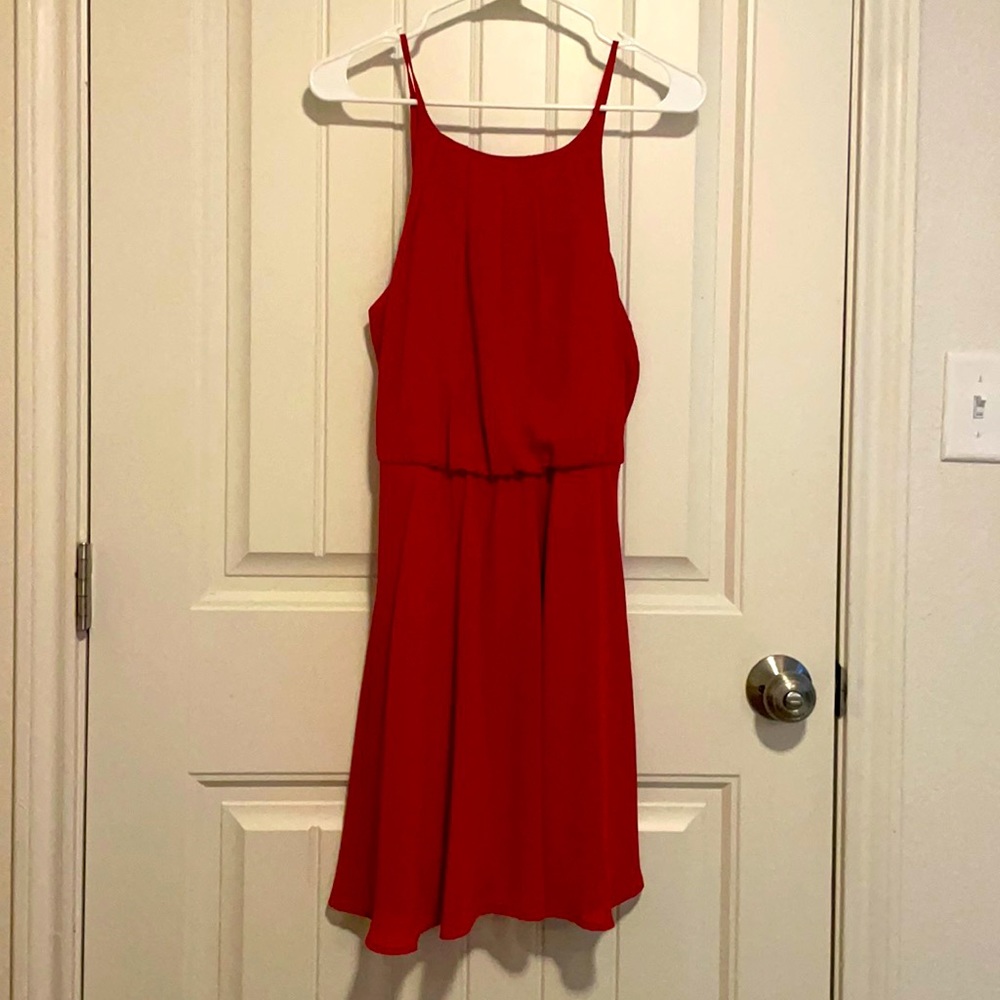 Red dress
